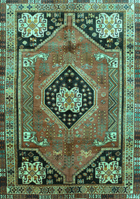 Persian Turquoise Traditional Rug, tr34turq