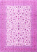 Machine Washable Persian Pink Traditional Rug, wshtr3500pnk
