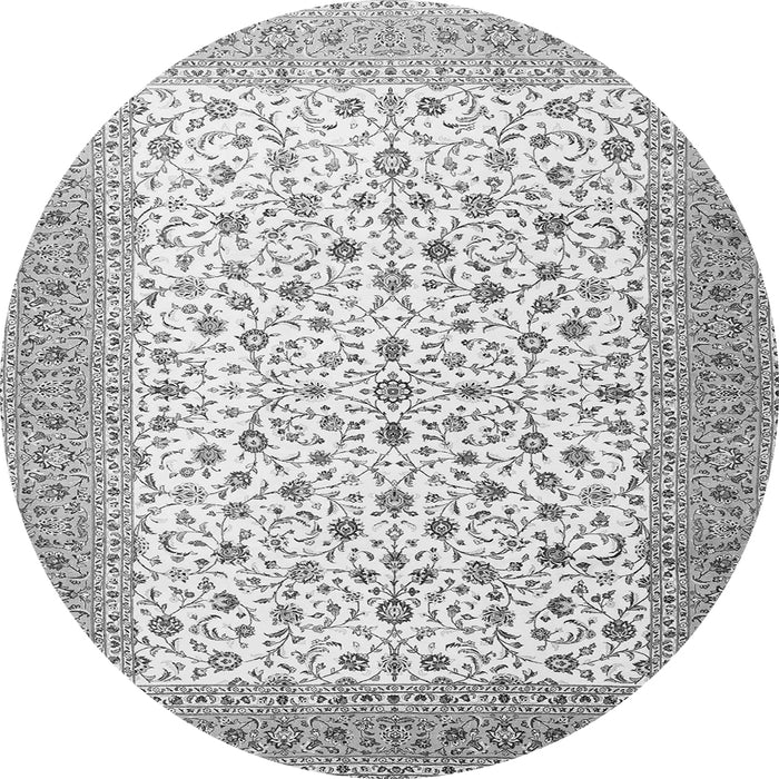 Machine Washable Persian Gray Traditional Rug, wshtr3500gry