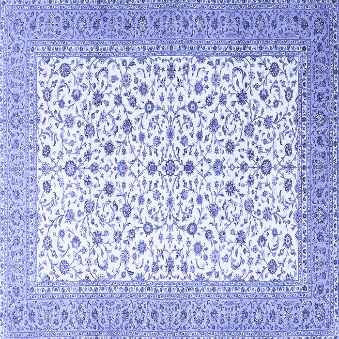 Square Persian Blue Traditional Rug, tr3500blu