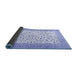 Sideview of Persian Blue Traditional Rug, tr3500blu