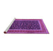 Sideview of Machine Washable Persian Purple Traditional Area Rugs, wshtr3501pur