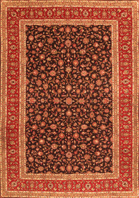 Persian Orange Traditional Rug, tr3501org