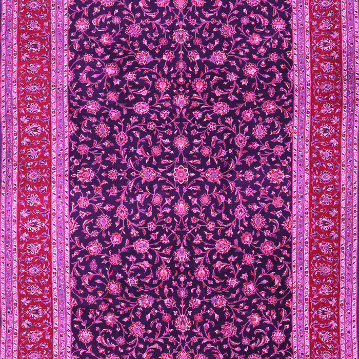 Machine Washable Persian Pink Traditional Rug, wshtr3501pnk