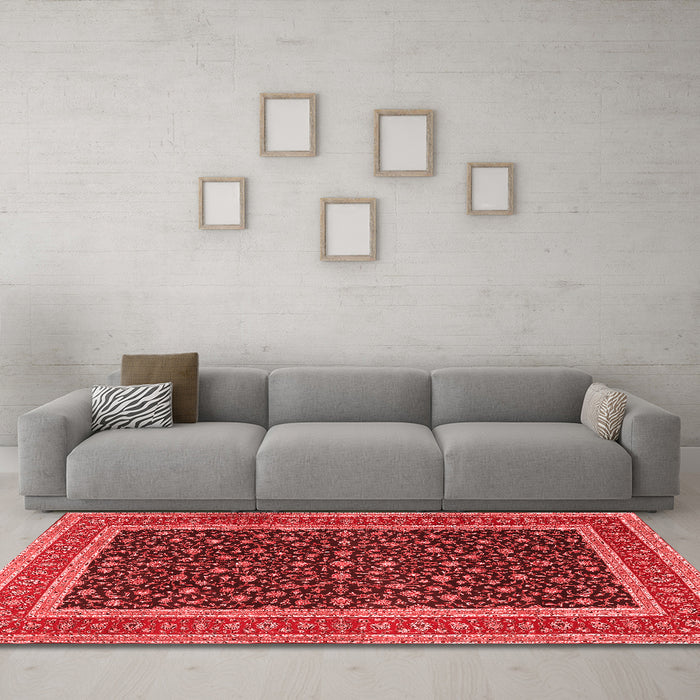 Traditional Red Washable Rugs