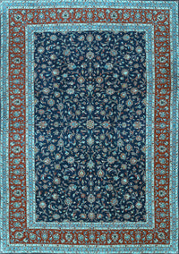 Persian Light Blue Traditional Rug, tr3501lblu