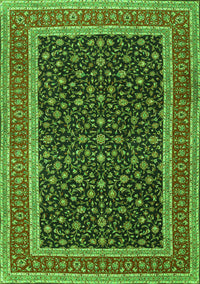 Persian Green Traditional Rug, tr3501grn