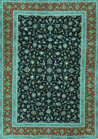 Persian Turquoise Traditional Rug, tr3502turq