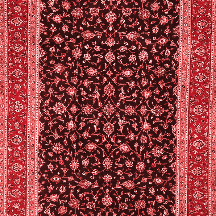 Machine Washable Persian Red Traditional Rug, wshtr3502red