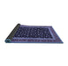 Sideview of Persian Blue Traditional Rug, tr3502blu