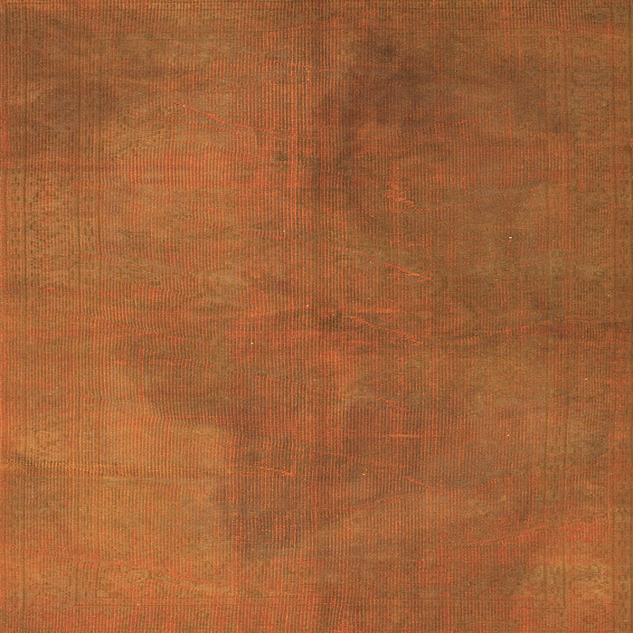 Serging Thickness of Persian Orange Traditional Rug, tr3503org