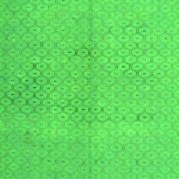 Serging Thickness of Machine Washable Persian Green Traditional Area Rugs, wshtr3504grn