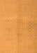 Serging Thickness of Machine Washable Persian Orange Traditional Area Rugs, wshtr3504org