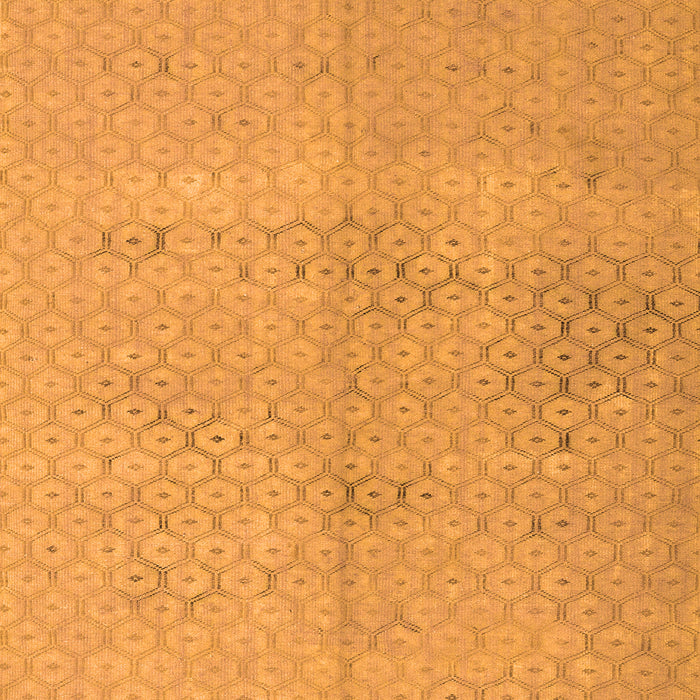 Serging Thickness of Machine Washable Persian Orange Traditional Area Rugs, wshtr3504org