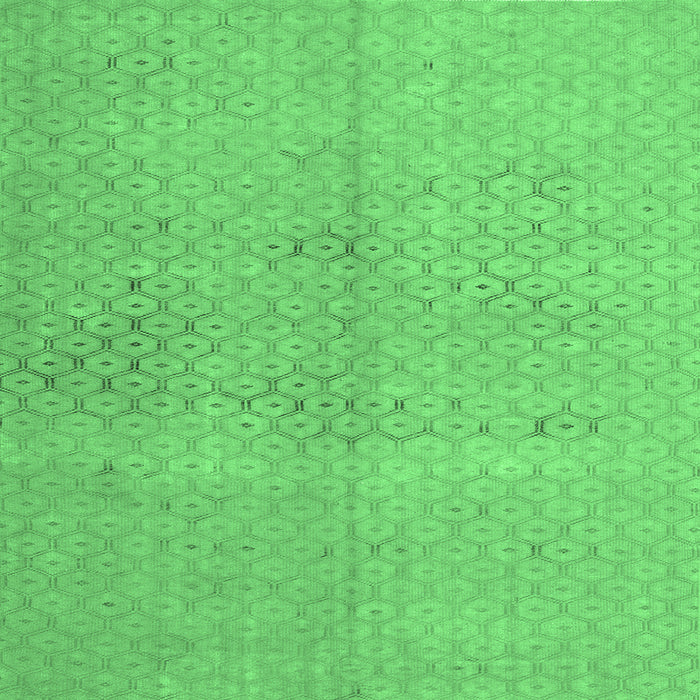 Square Persian Emerald Green Traditional Rug, tr3504emgrn