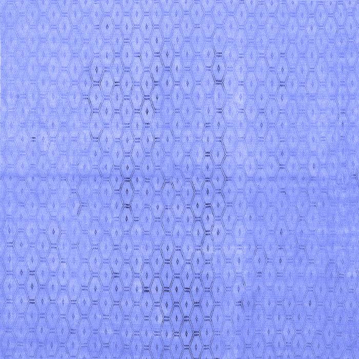 Square Persian Blue Traditional Rug, tr3504blu