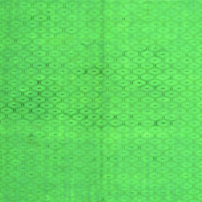 Round Machine Washable Persian Green Traditional Area Rugs, wshtr3504grn