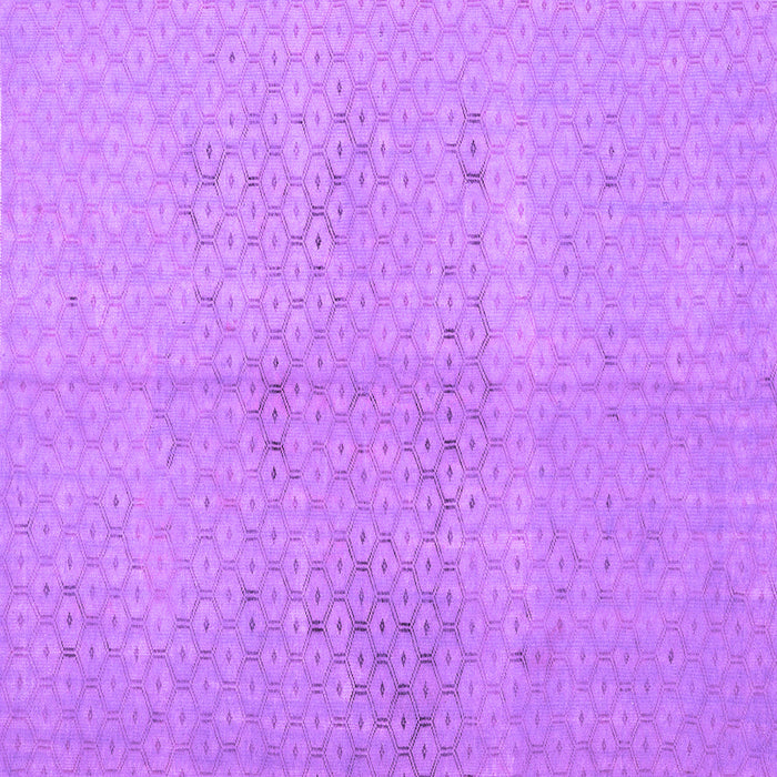 Square Machine Washable Persian Purple Traditional Area Rugs, wshtr3504pur