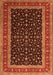 Persian Orange Traditional Rug, tr3505org