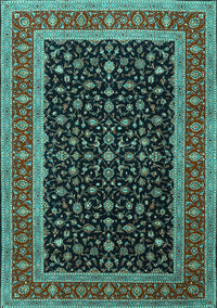 Persian Turquoise Traditional Rug, tr3505turq