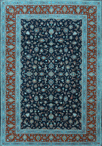 Persian Light Blue Traditional Rug, tr3505lblu