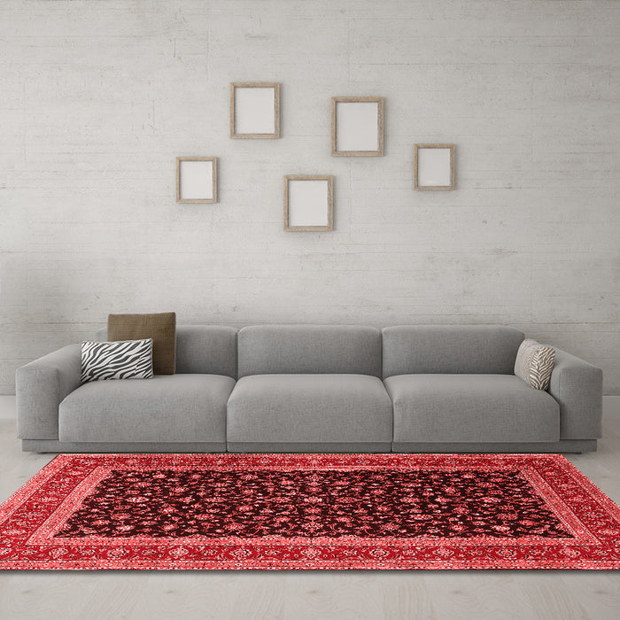 Traditional Red Washable Rugs