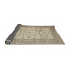 Sideview of Traditional Brown Persian Rug, tr3506