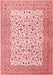 Persian Red Traditional Area Rugs