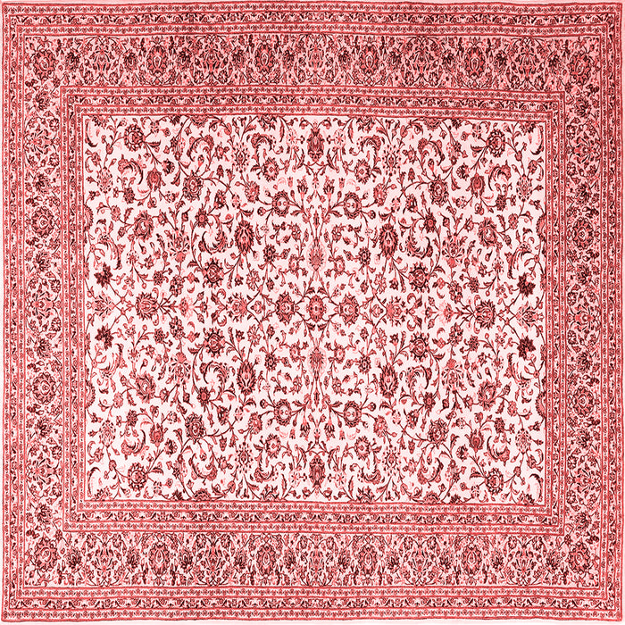 Machine Washable Persian Red Traditional Rug, wshtr3506red