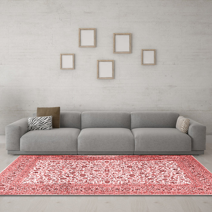Traditional Red Washable Rugs