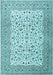 Persian Light Blue Traditional Rug, tr3506lblu