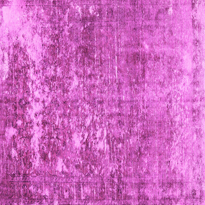 Square Persian Pink Traditional Rug, tr3507pnk