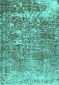 Persian Turquoise Traditional Rug, tr3507turq