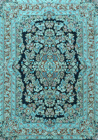 Persian Light Blue Traditional Rug, tr3508lblu