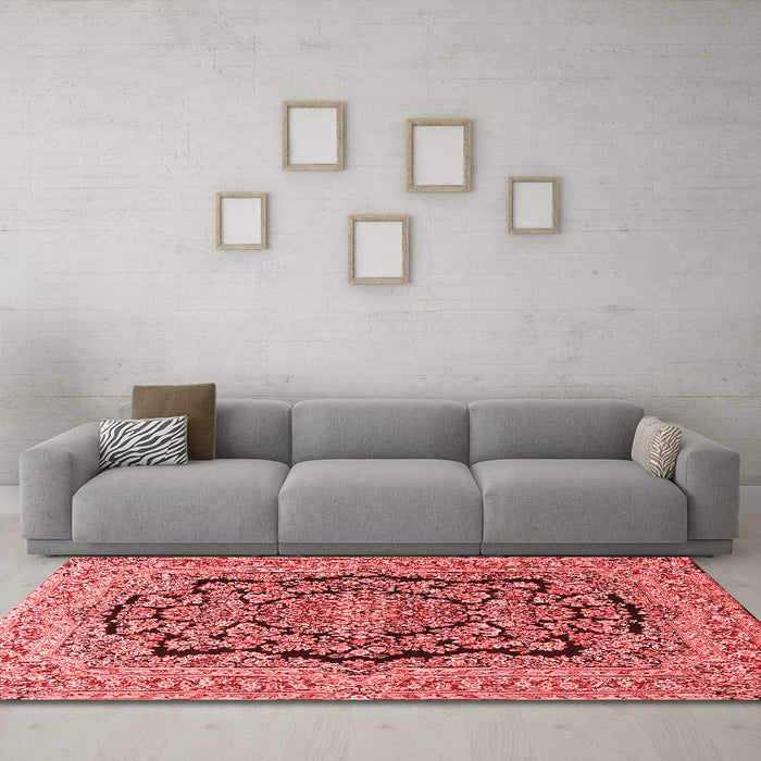 Traditional Red Washable Rugs