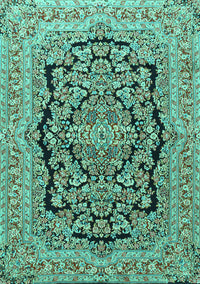 Persian Turquoise Traditional Rug, tr3508turq