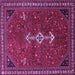 Square Persian Purple Traditional Rug, tr3509pur