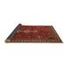 Sideview of Persian Brown Traditional Rug, tr3509brn