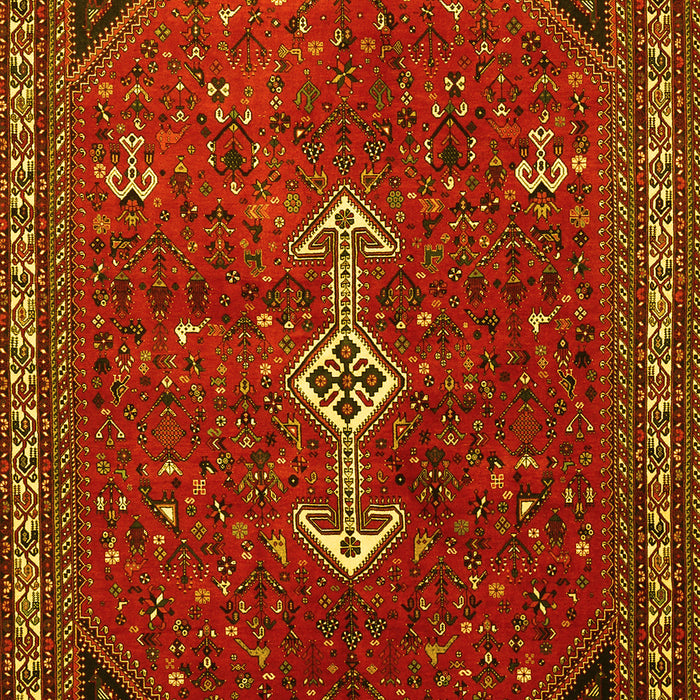 Persian Yellow Traditional Rug, tr3509yw