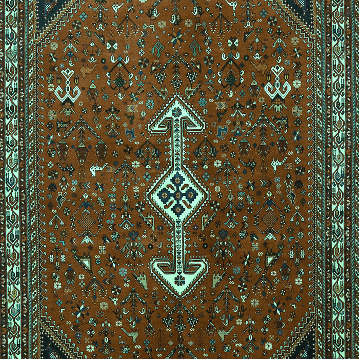 Persian Turquoise Traditional Rug, tr3509turq