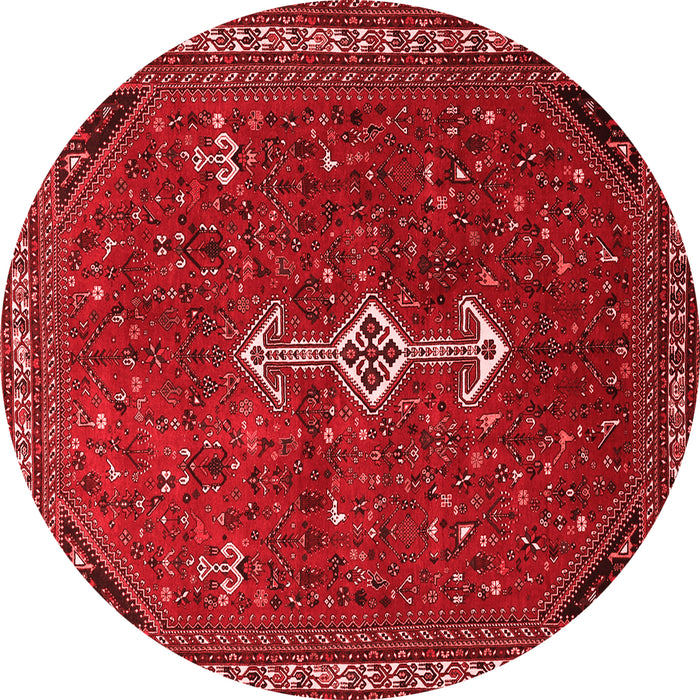 Machine Washable Persian Red Traditional Rug, wshtr3509red