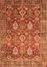 Persian Orange Traditional Rug, tr350org