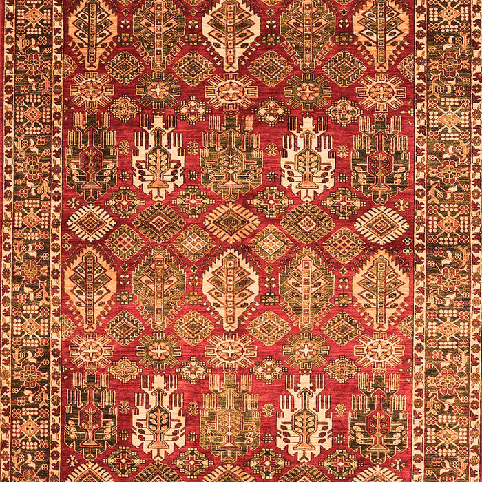 Persian Orange Traditional Rug, tr350org