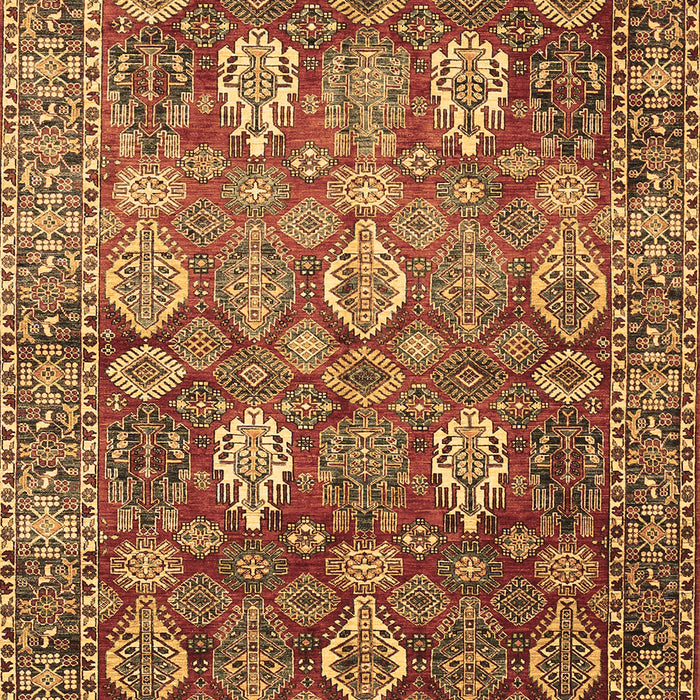 Machine Washable Persian Brown Traditional Rug, wshtr350brn