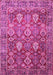 Machine Washable Persian Pink Traditional Rug, wshtr350pnk