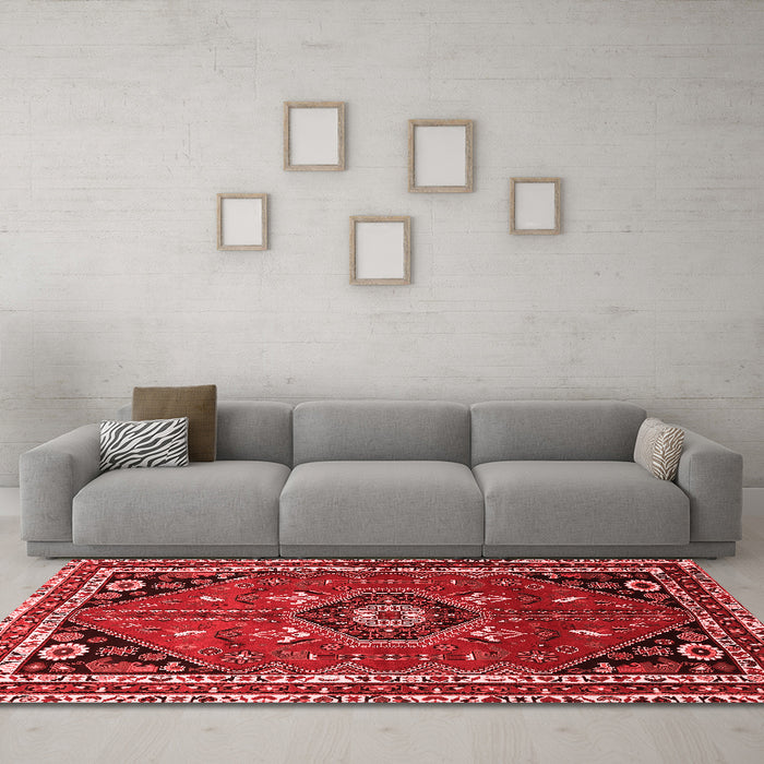 Traditional Red Washable Rugs