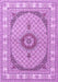 Medallion Purple Traditional Rug, tr3511pur