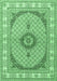 Medallion Emerald Green Traditional Rug, tr3511emgrn