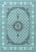 Medallion Light Blue Traditional Rug, tr3511lblu