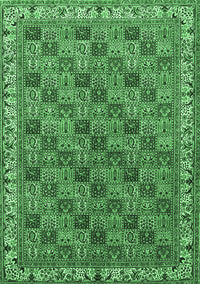Persian Emerald Green Traditional Rug, tr3512emgrn